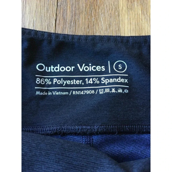 Outdoor Voices Two Tone Leggings Mid Rise Size S - Picture 7 of 7